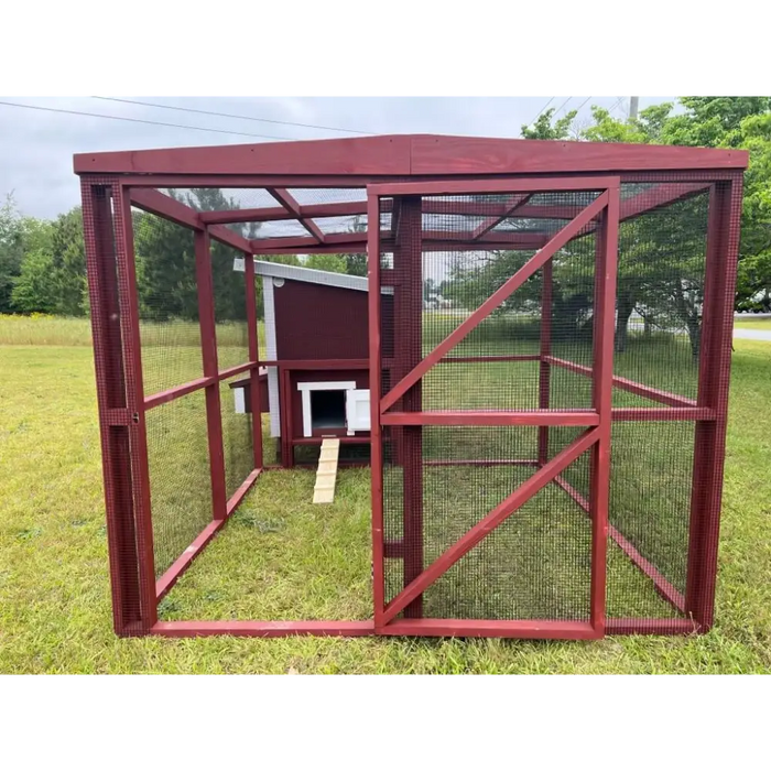 Wooden 8 Ft. Chicken Run (8’W X 8’L X 6’3”H)