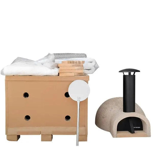 DIY Tuscany Wood-Fired Outdoor Pizza Oven Kit with Stainless