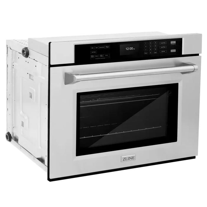 zline professional stainless steel wall oven WAS-30 side