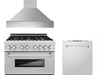 36 Kitchen Package with DuraSnow® Stainless Dual Fuel Range