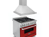 36 Kitchen Package with DuraSnow® Stainless Steel Dual Fuel