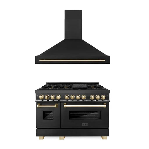 48 Autograph Edition Kitchen Package with Black Stainless