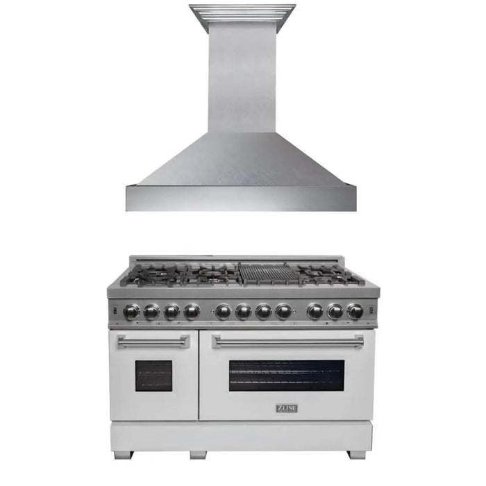 48 Kitchen Package with DuraSnow® Stainless Steel Dual Fuel