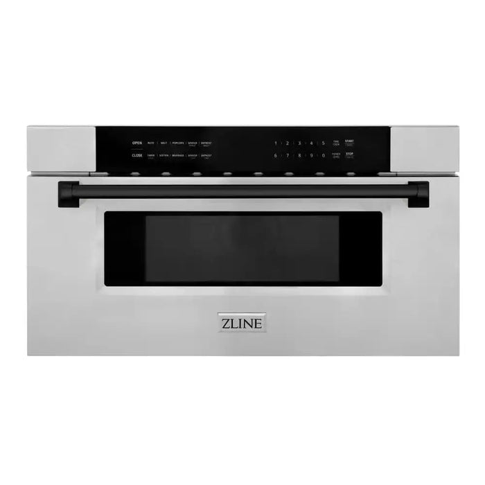 zline autograph edition built-in microwave drawer MWDZ-30-MB