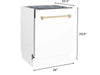 Autograph Edition 24 in. 3rd Rack Top Control Tall Tub