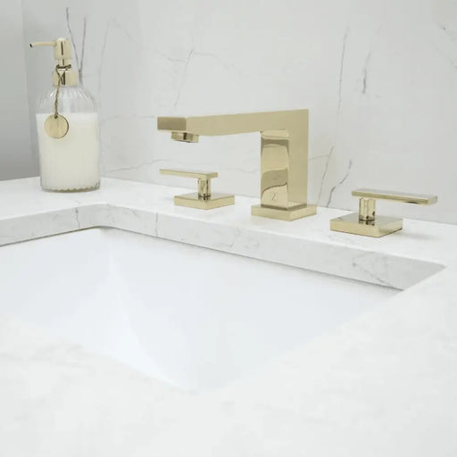 ZLINE Crystal Bay Bath Faucet Bathroom Polished Gold with Sink