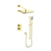 ZLINE Crystal Bay Thermostatic Shower System Bathroom Polished Gold