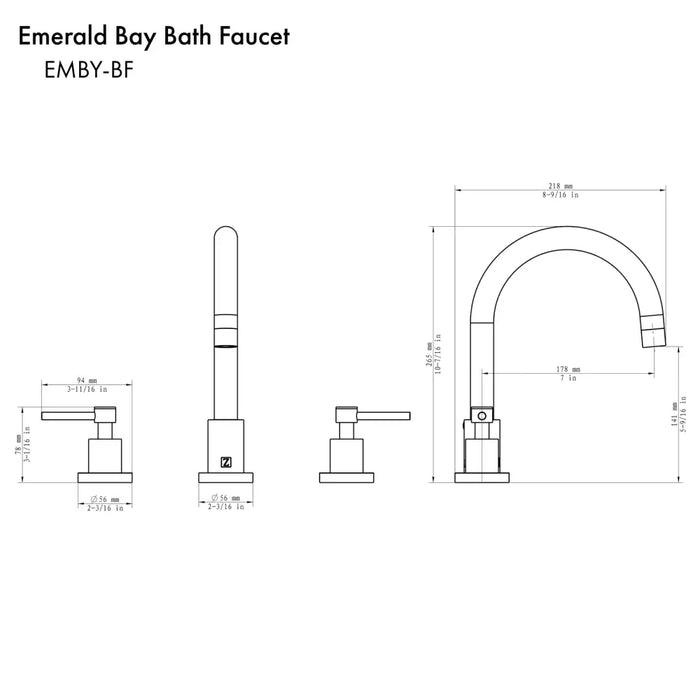 ZLINE Emerald Bay Bath Faucet - EMBY-BF - Bathroom Faucet