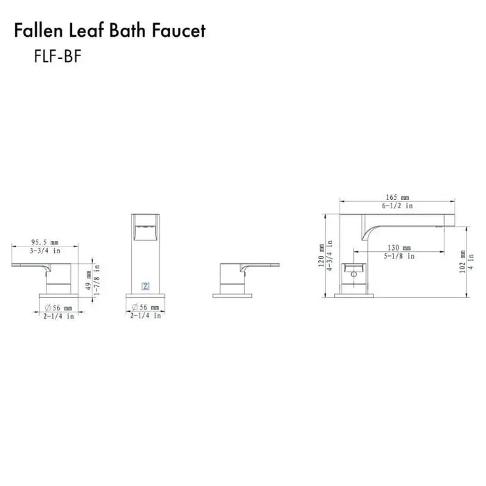 ZLINE Fallen Leaf Bath Faucet - FLF-BF - Bathroom Faucet