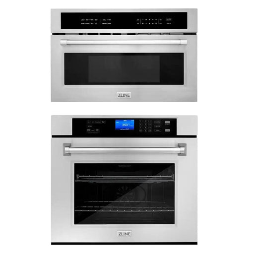 Stainless Steel 30 Built-in Convection Microwave Oven and 30