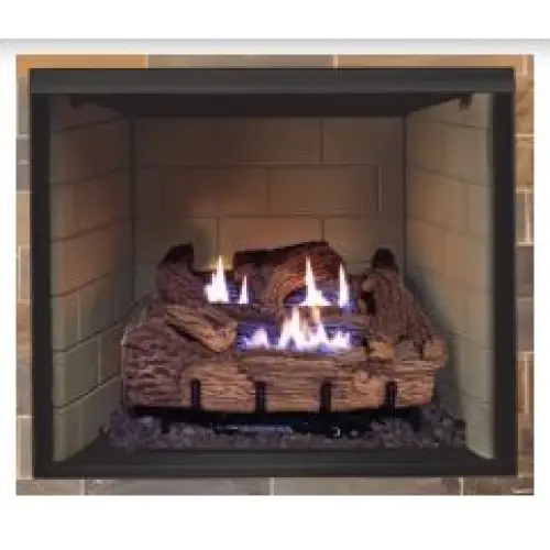 24 Manual Burner / Palmetto Oak Log Set with BUF36-T Box - 