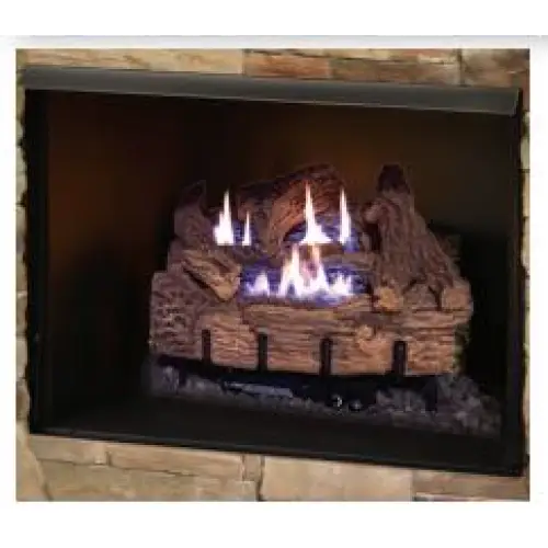 24 Millivolt Burner / Palmetto Oak Log Set with BUF36A Box -