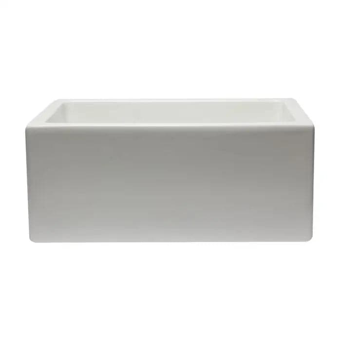 ALFI brand AB2418HS-W 24 inch White Reversible Smooth /