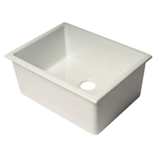 ALFI brand AB2418UD 24 White Undermount / Drop In Fireclay