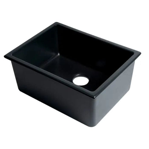 ALFI brand AB2418UD-BM Black Matte 24 x 18 Fireclay
