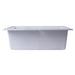 ALFI brand AB2420DI-W White 24 Drop-In Single Bowl Granite 