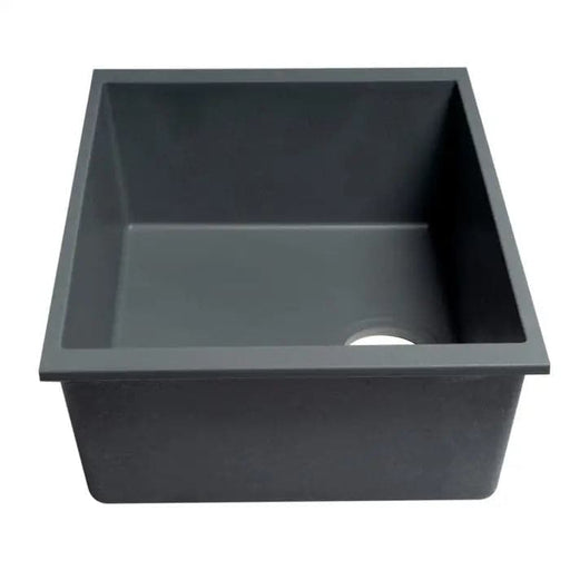 ALFI brand AB2420UM-T Titanium 24 Undermount Single Bowl