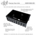 ALFI brand AB3018HS-BG 30 Black Gloss Reversible Smooth / 