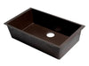 ALFI brand AB3020UM-C Chocolate 30 Undermount Single Bowl