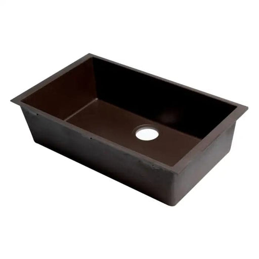 ALFI brand AB3020UM-C Chocolate 30 Undermount Single Bowl