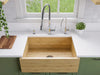 ALFI brand AB3021 30 Single Bowl Bamboo Kitchen Farm Sink - 