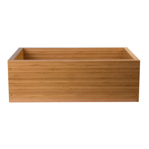 ALFI brand AB3021 30 Single Bowl Bamboo Kitchen Farm Sink - 