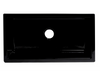 ALFI brand AB3318HS-BG Black Gloss 33 x 18 Reversible Fluted