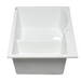 ALFI brand AB3320DI-W White 33 Double Bowl Drop In Granite