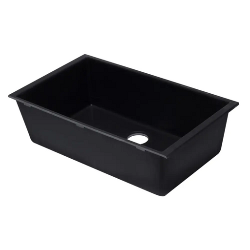 ALFI brand AB3322UM-BLA Black 33 Single Bowl Undermount 