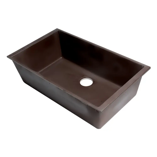 ALFI brand AB3322UM-C Chocolate 33 Single Bowl Undermount