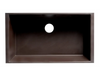 ALFI brand AB3322UM-C Chocolate 33 Single Bowl Undermount