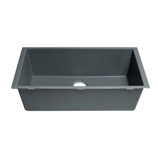 ALFI brand AB3322UM-T Titanium 33 Single Bowl Undermount