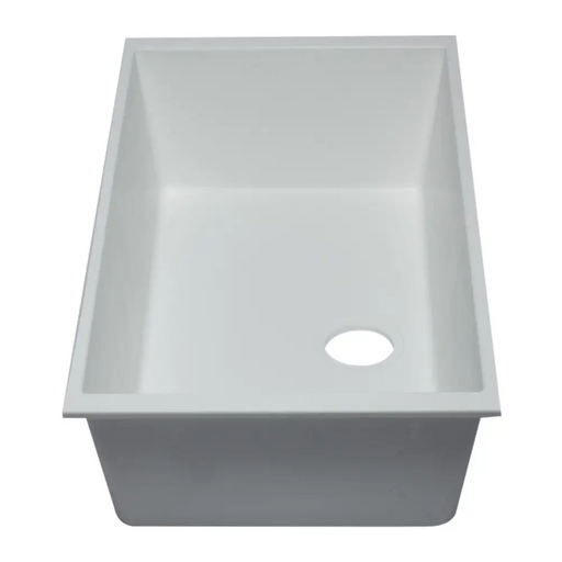 ALFI brand AB3322UM-W White 33 Single Bowl Undermount