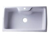 ALFI brand AB3520DI-W White 35 Drop-In Single Bowl Granite