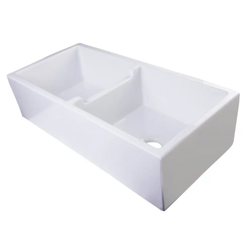 ALFI brand AB3918DB-W 39 White Smooth Apron Thick Wall