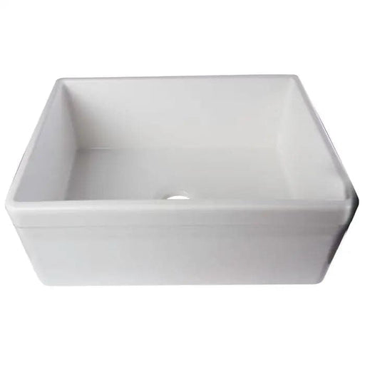 ALFI brand AB506-W White 26 Decorative Lip Apron Single Bowl