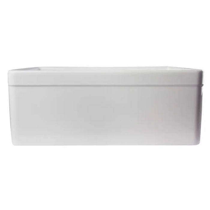 ALFI brand AB506-W White 26 Decorative Lip Apron Single Bowl