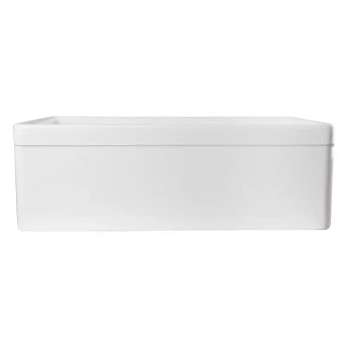 ALFI brand AB511-W White 30 Decorative Lip Apron Single Bowl