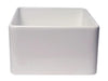ALFI brand ABF2418 24 White Thin Wall Single Bowl Smooth 