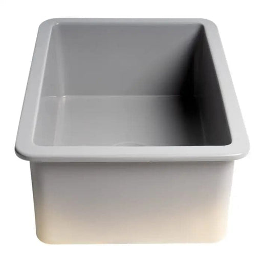 ALFI brand ABF2718UD-GM Gray Matte 27 x 18 Fireclay