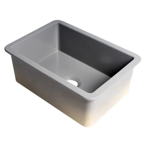 ALFI brand ABF2718UD-GM Gray Matte 27 x 18 Fireclay