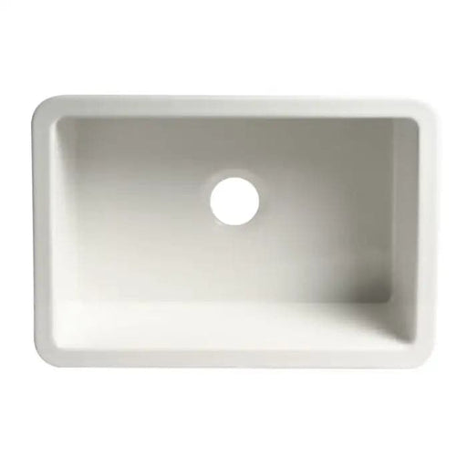 ALFI brand ABF2718UD-W White 27 x 18 Fireclay Undermount / 