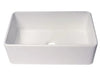 ALFI brand ABF3018 30 White Thin Wall Single Bowl Smooth