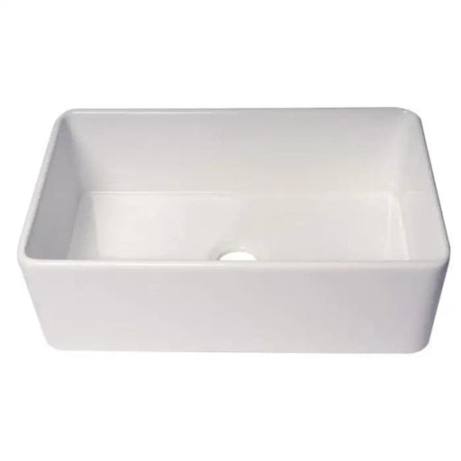 ALFI brand ABF3018 30 White Thin Wall Single Bowl Smooth