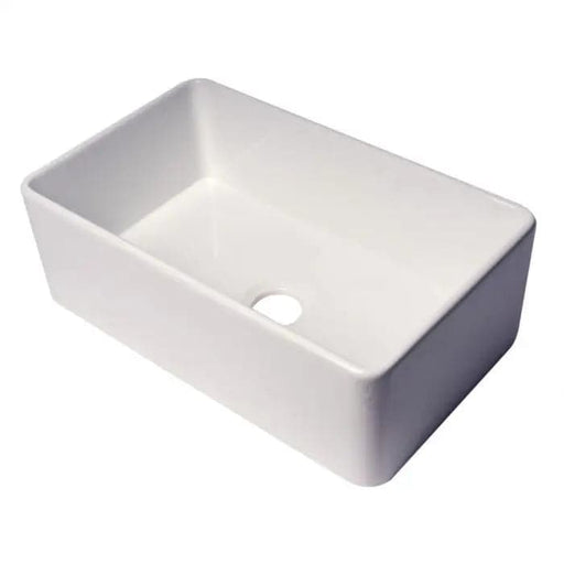 ALFI brand ABF3018 30 White Thin Wall Single Bowl Smooth