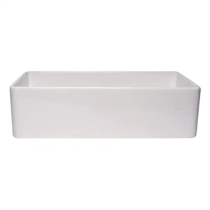 ALFI brand ABF3618 36 White Thin Wall Single Bowl Smooth