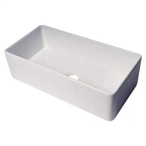 ALFI brand ABF3618 36 White Thin Wall Single Bowl Smooth