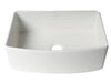 ALFI Brand ABFC3020-W White Smooth Curved Apron 30 x 20