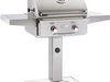 AOG 24 Patio Post Stainless Steel Grill NG - Grill