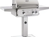 AOG 24 Patio Post Stainless Steel Grill with Rotisserie 